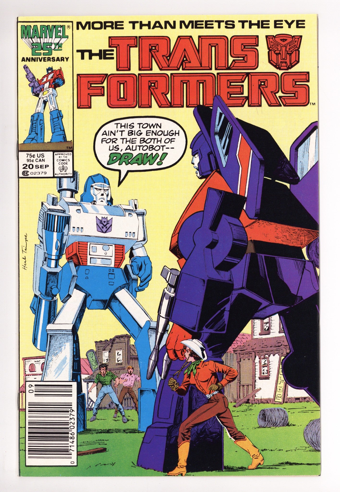 The Transformers 20 High Grade (1986) Newsstand 