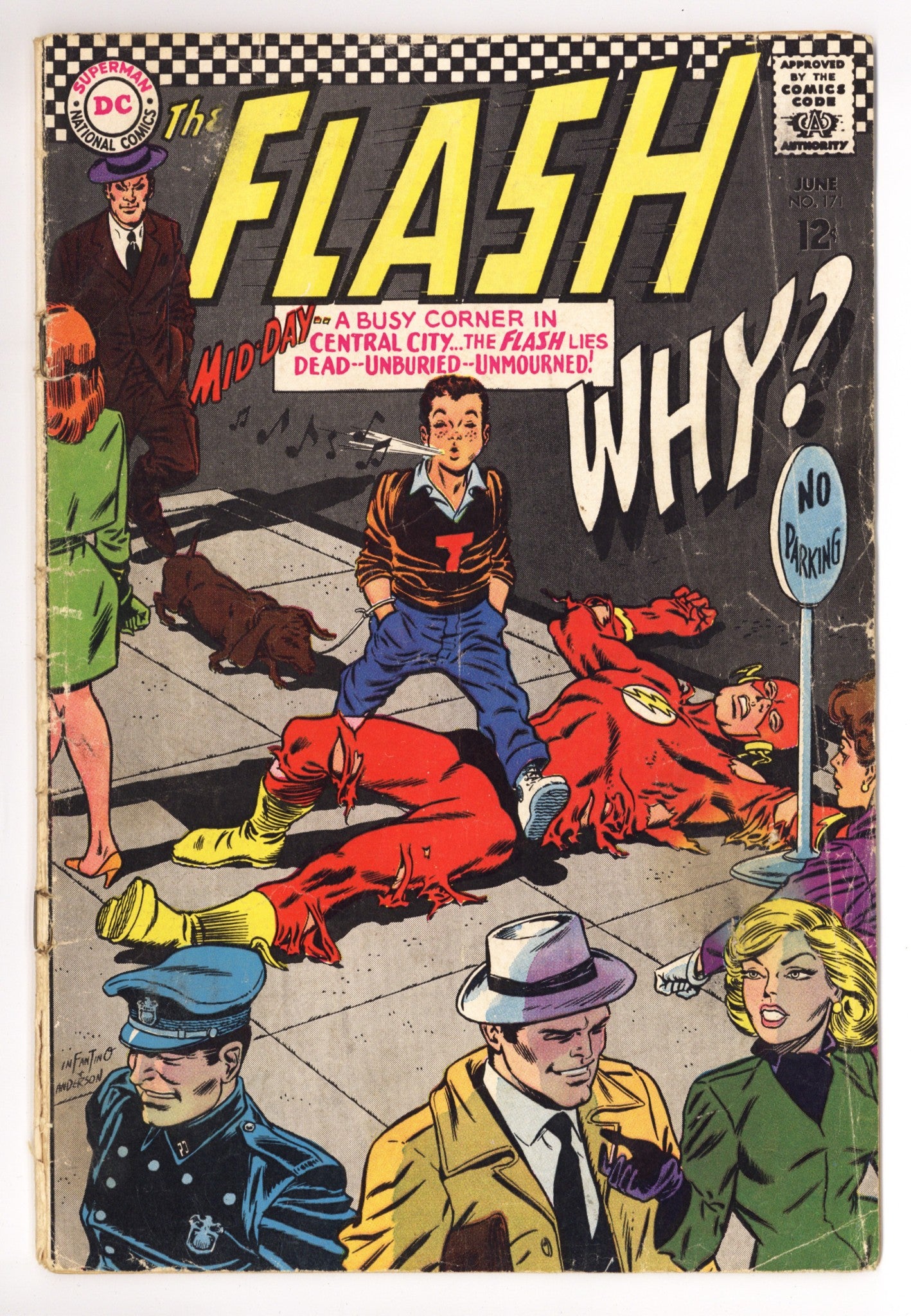 The Flash Vol 1 171 PR (0.5) Centerfold Missing (1967) 