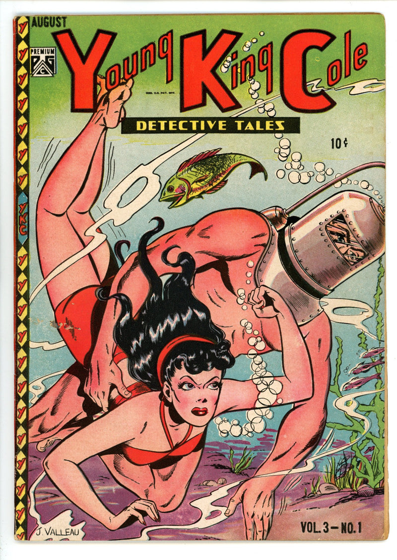 Young King Cole Vol 3 1 VG/FN (5.0) 1st Page Missing (1947) 