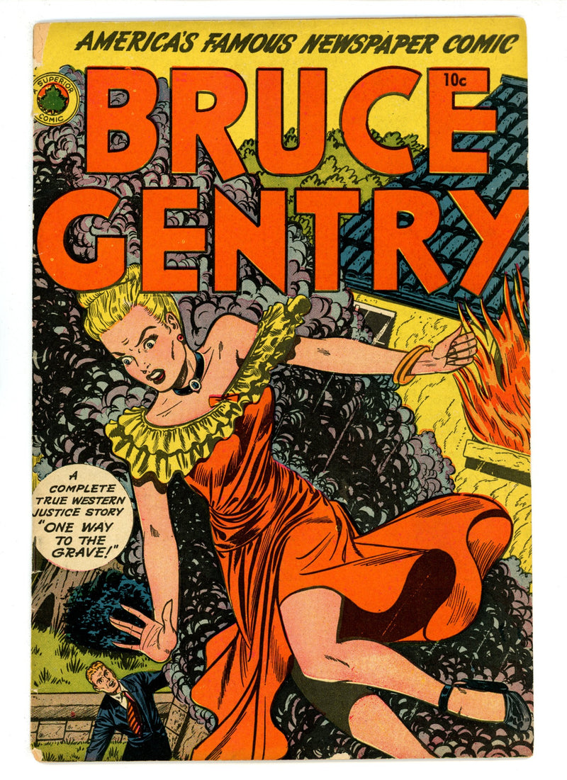 Bruce Gentry Comics 3 VG (4.0) (1949) 