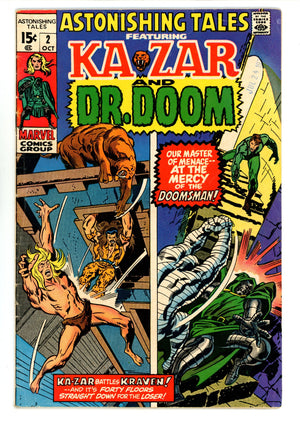 Astonishing Tales Vol 1 2 VG+ (4.5) (1970) 