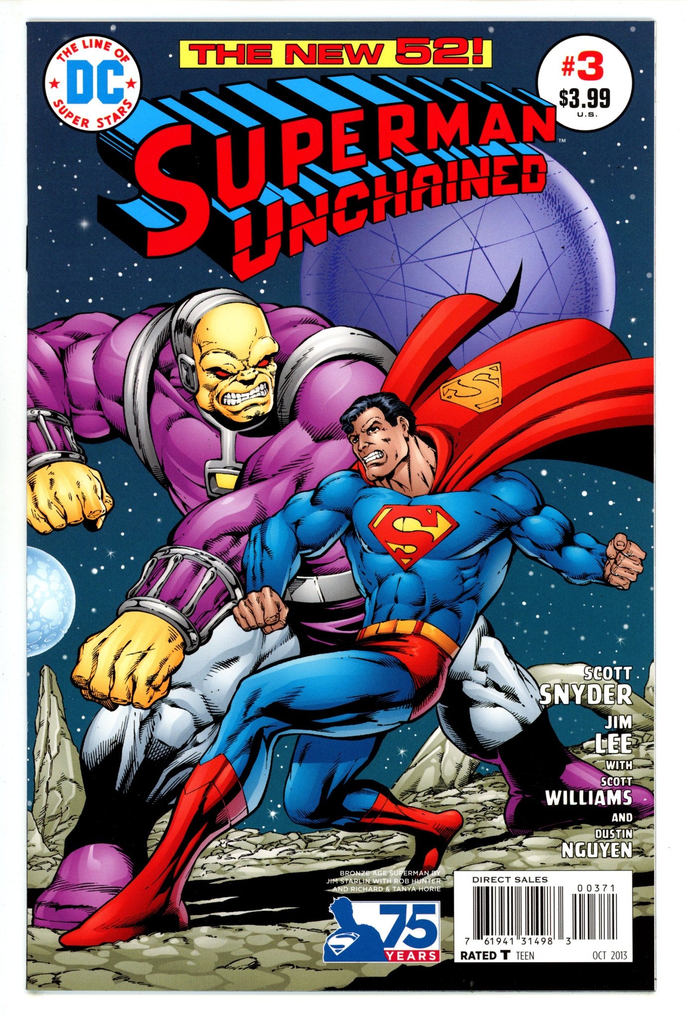 Superman Unchained 3 High Grade (2013) Starlin Incentive Variant 