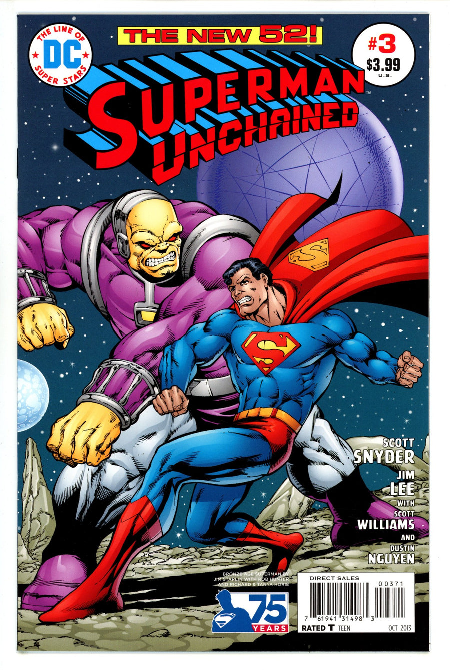 Superman Unchained 3 High Grade (2013) Starlin Incentive Variant 