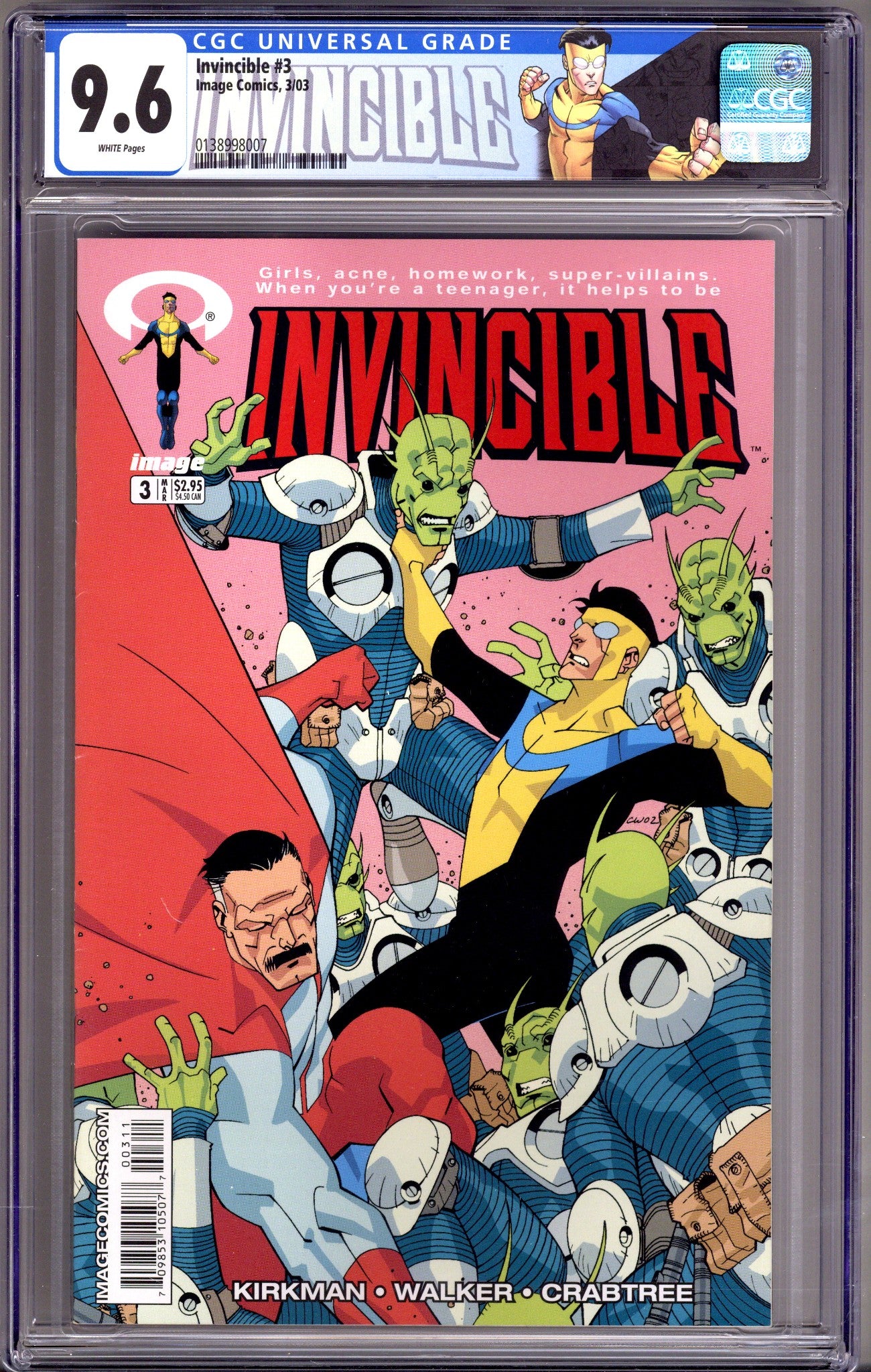 Invincible 3 CGC 9.6 (NM+) (2003) 