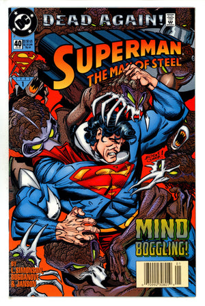Superman: The Man of Steel 40 Newsstand NM- (1995)