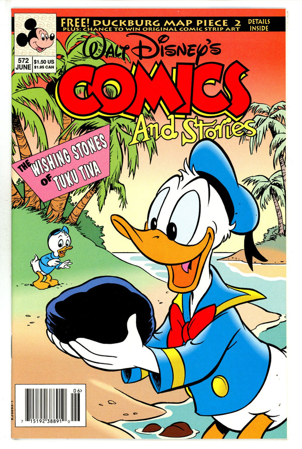 Walt Disney's Comics and Stories 572 Newsstand NM (1992)