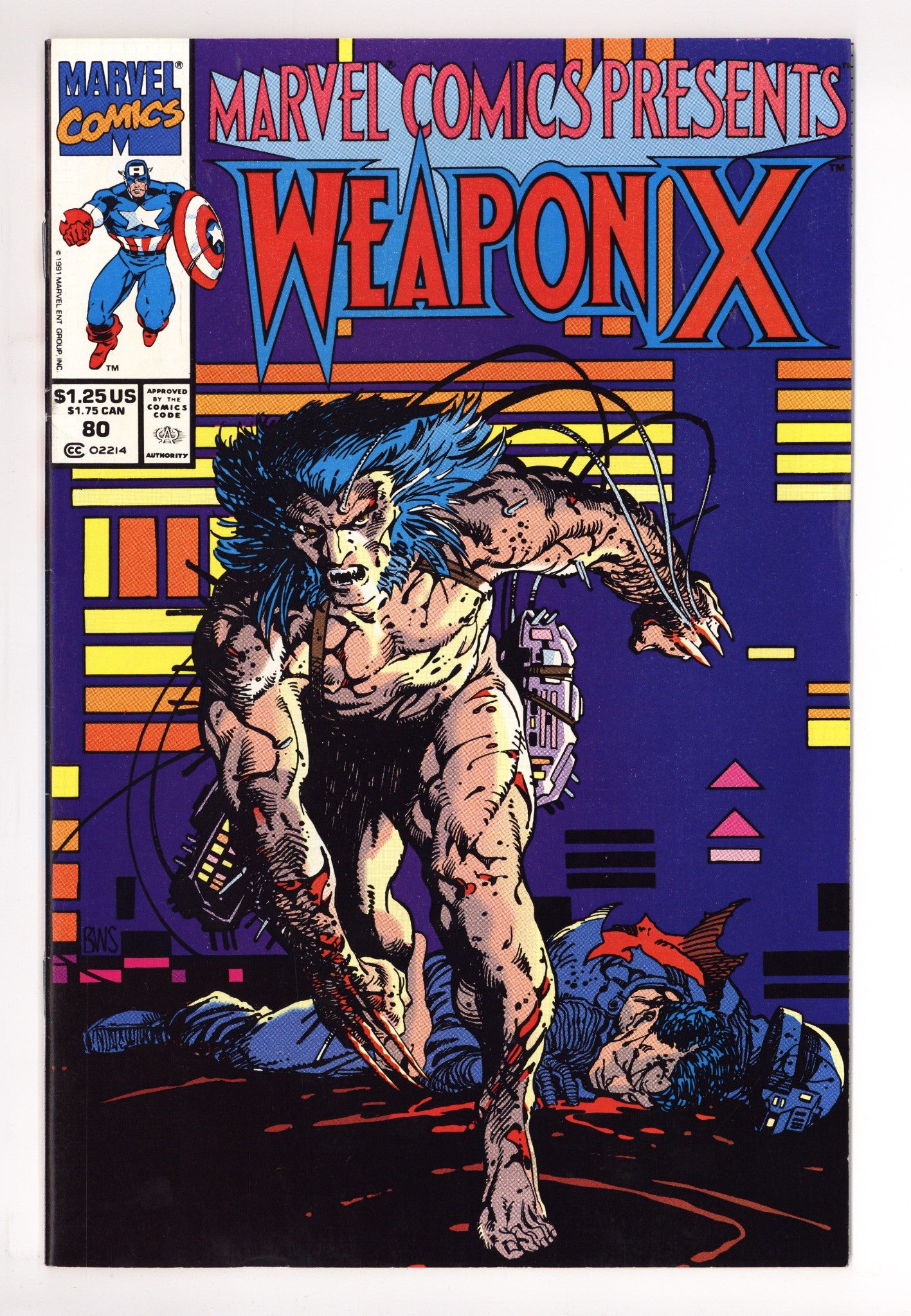 Marvel Comics Presents Vol 1 80 VF- (7.5) (1991) Newsstand 