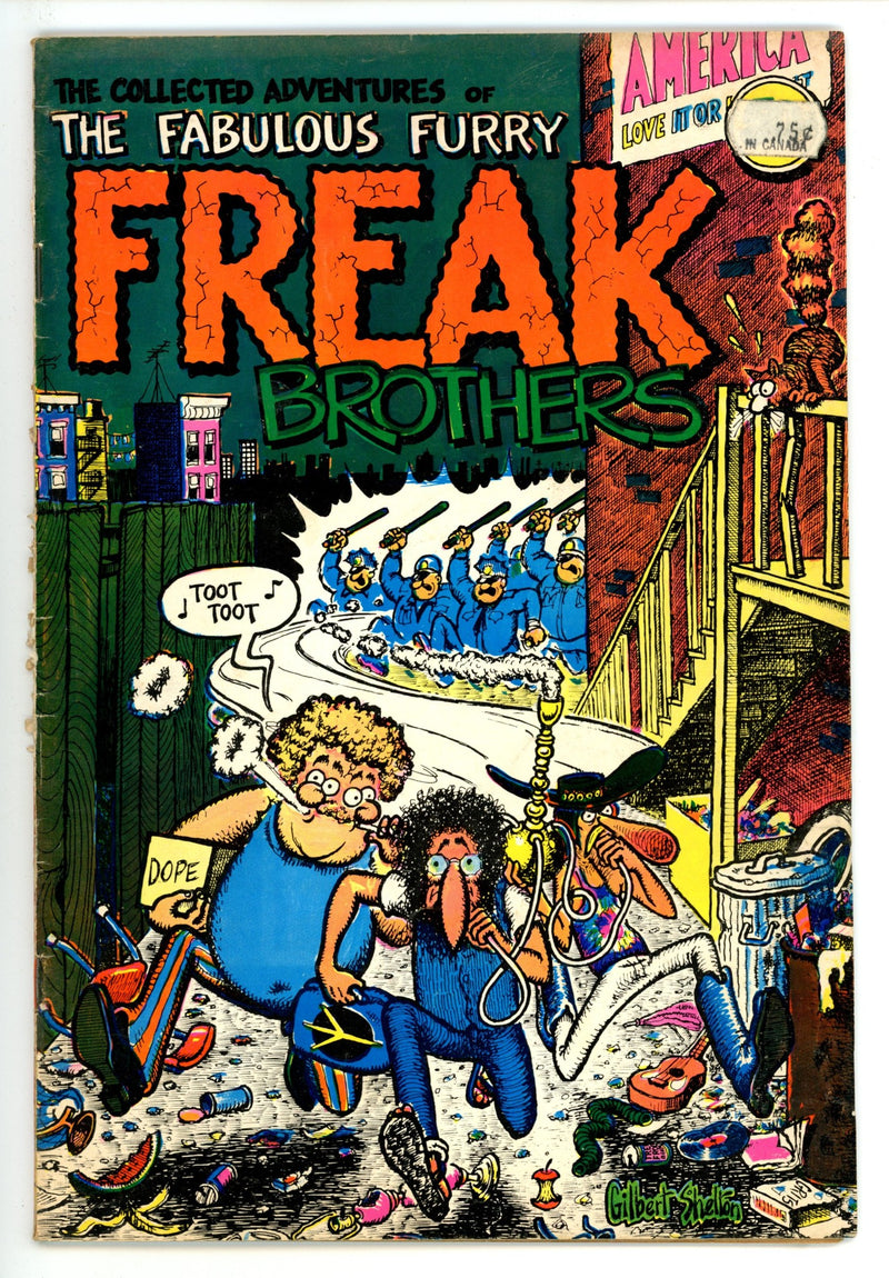 The Fabulous Furry Freak Brothers   1  VG- (3.5)   (1971)     5th Print  