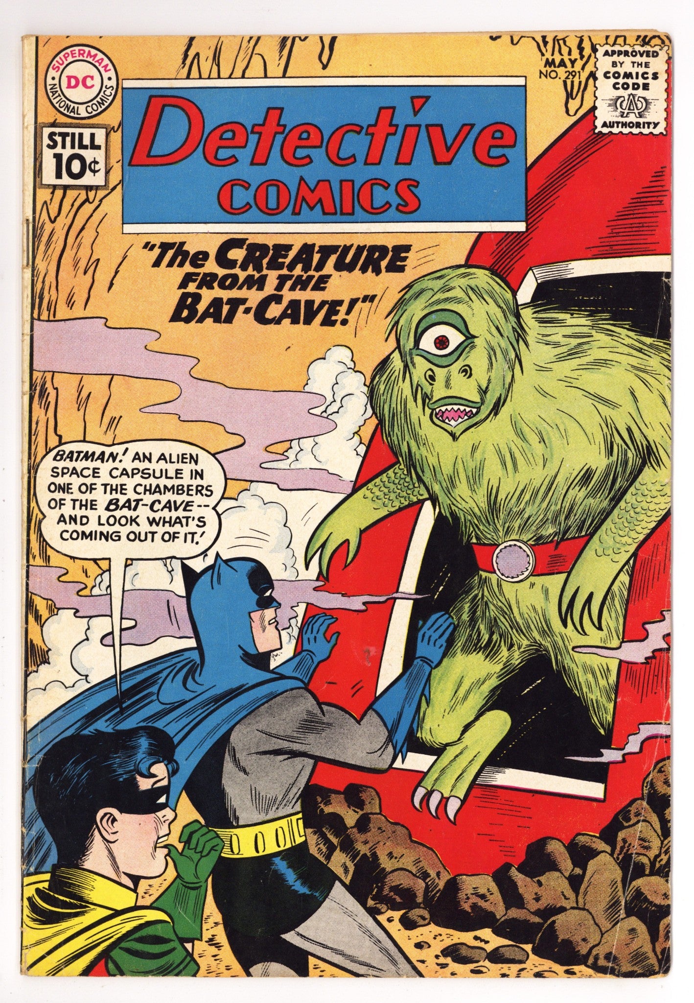 Detective Comics Vol 1 291 VG+ (4.5) (1961) 