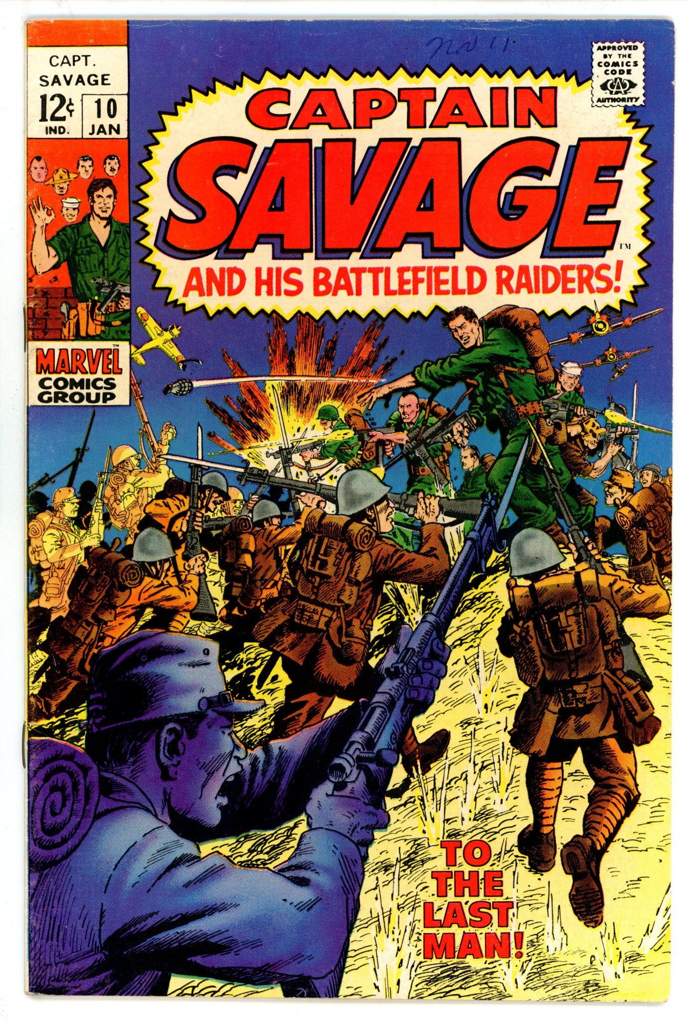 Capt. Savage and His Leatherneck Raiders 10 FN+ (6.5) (1969) 