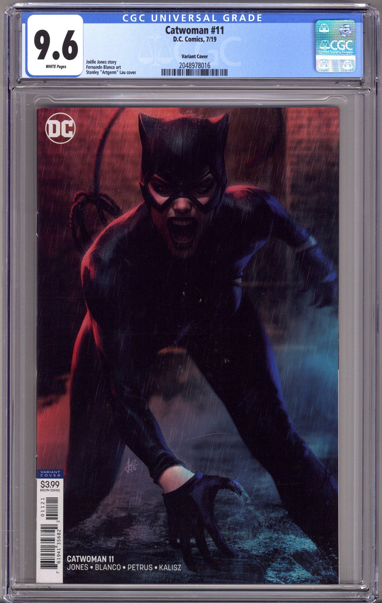 Catwoman Vol 5 11 CGC 9.6 (NM+) (2019) Artgerm Variant 