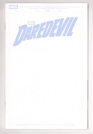 Daredevil Vol 9 1 Blank Variant (2026)