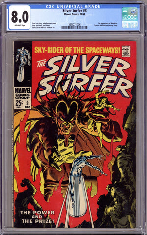 The Silver Surfer Vol 1 3 CGC 8.0 (VF) (1968) 