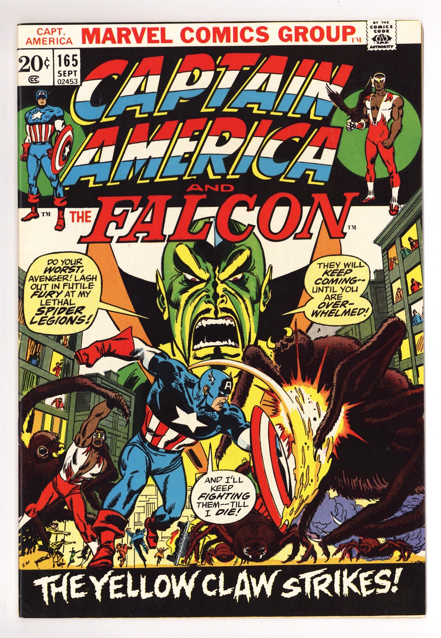 Captain America Vol 1 165 VF/NM (9.0) (1973) 