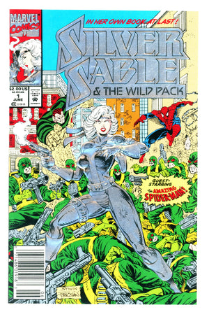 Silver Sable and the Wild Pack 1 Newsstand VF (1992)