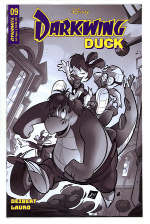 Darkwing Duck 9 Cangialosi B&W Incentive Variant (2023)