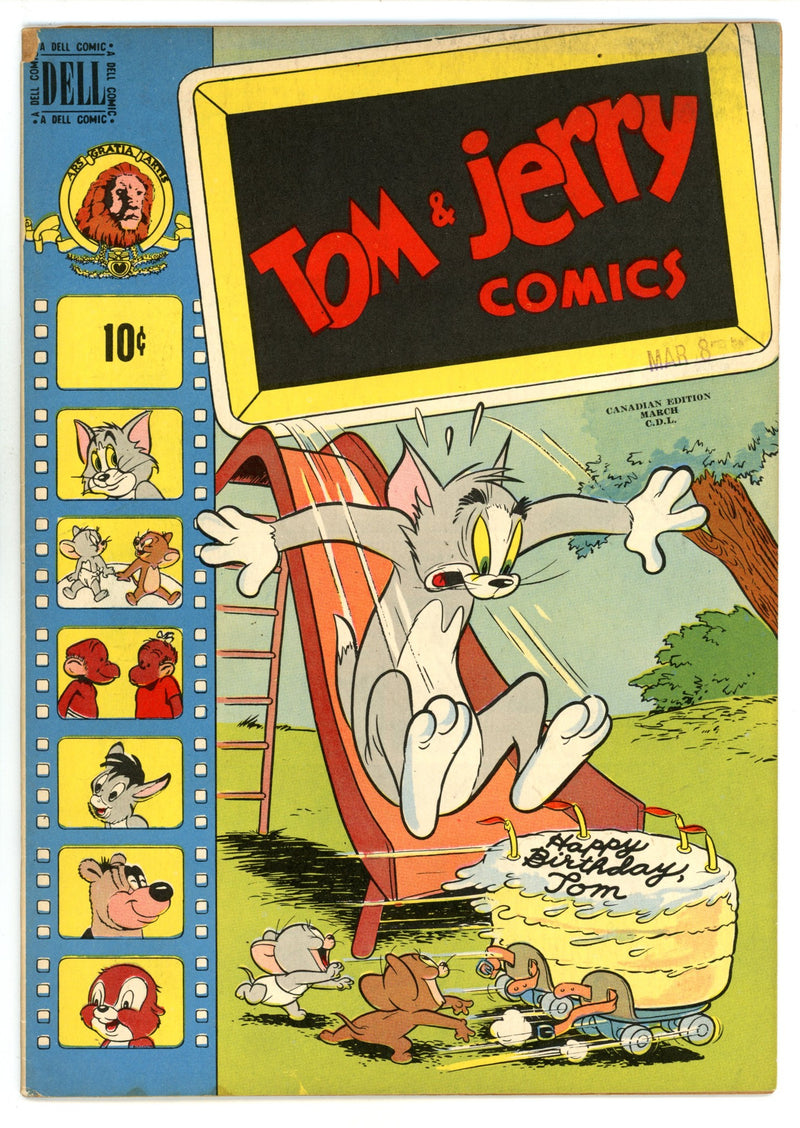Tom & Jerry Comics 67 FN- (5.5) (1950) Canadian Edition 
