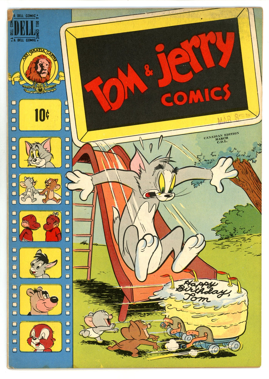 Tom & Jerry Comics 67 FN- (5.5) (1950) Canadian Edition 