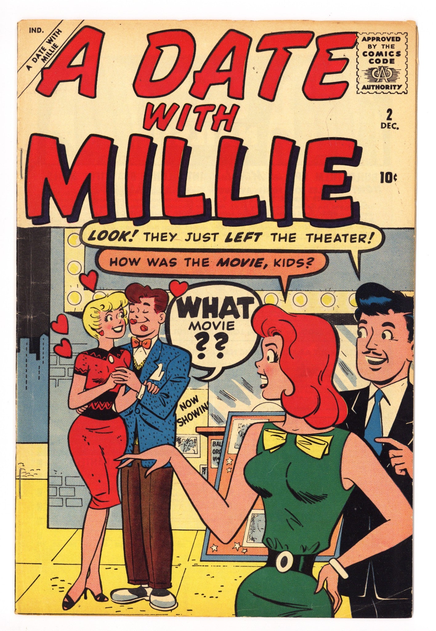 A Date with Millie Vol 2 2 FN/VF (7.0) (1959) 
