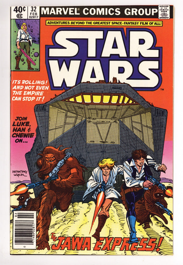 Star Wars Vol 1 32 NM- (9.2) (1980) Newsstand