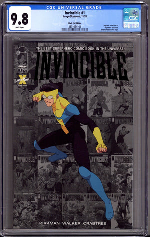 Invincible 1 CGC 9.8 (NM/M) (2020) Black Foil Exclusive Variant