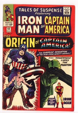 Tales of Suspense Vol 1 63 VG/FN (5.0) Colour Touch (1965)