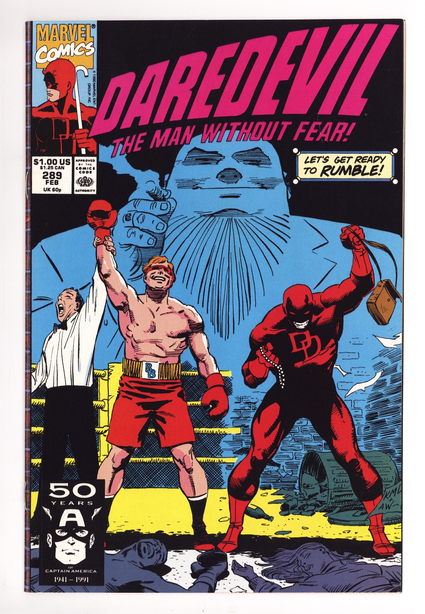Daredevil Vol 1 289 High Grade (1991) 
