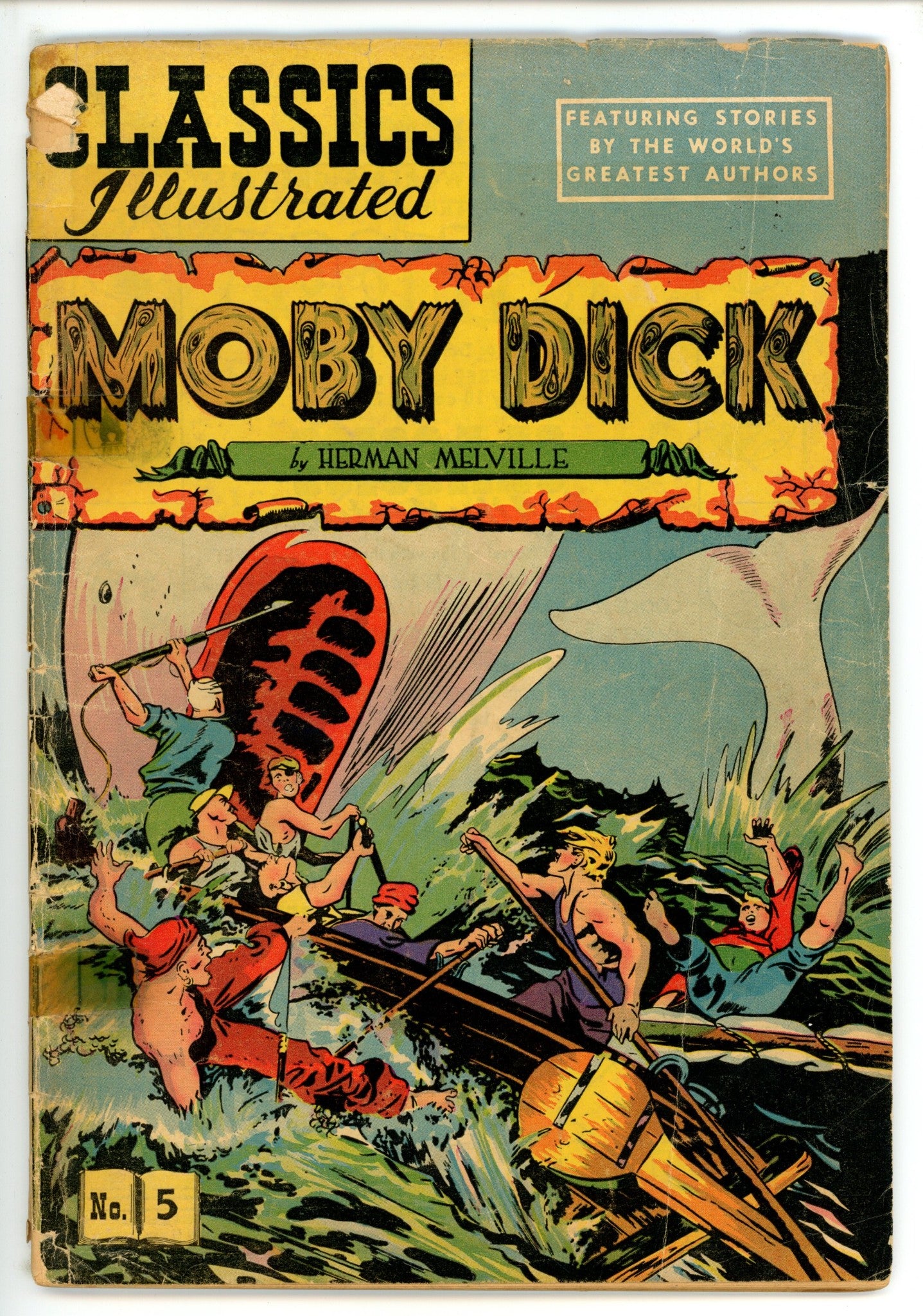 Classics Illustrated: Moby Dick 5 Hrn 71 GD (1950)