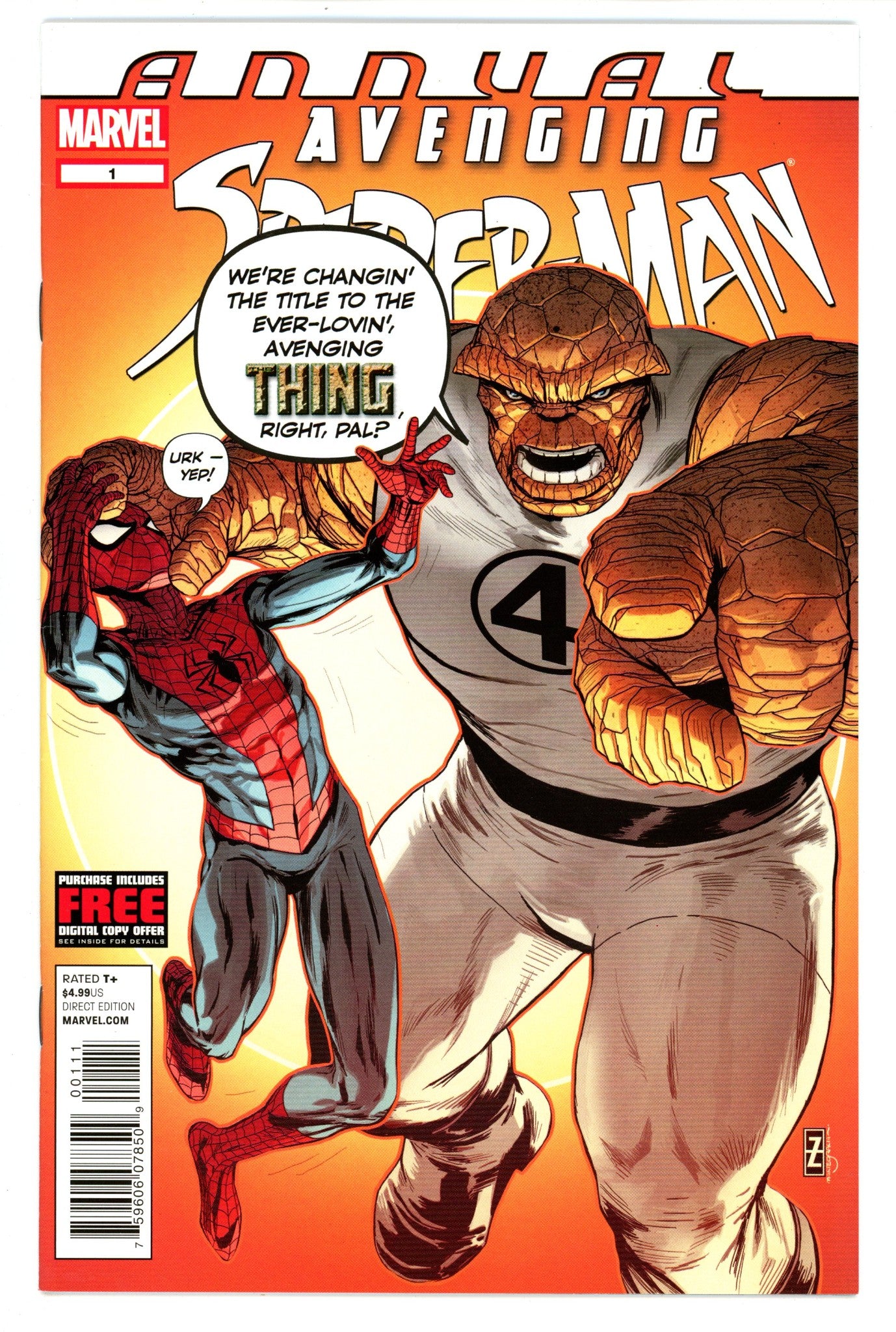 Avenging Spider-Man Annual1Mid Grade(2012)