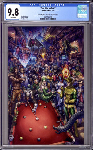 The Marvels 2 CGC 9.8 (NM/M) (2021) Quah Virgin Exclusive Variant