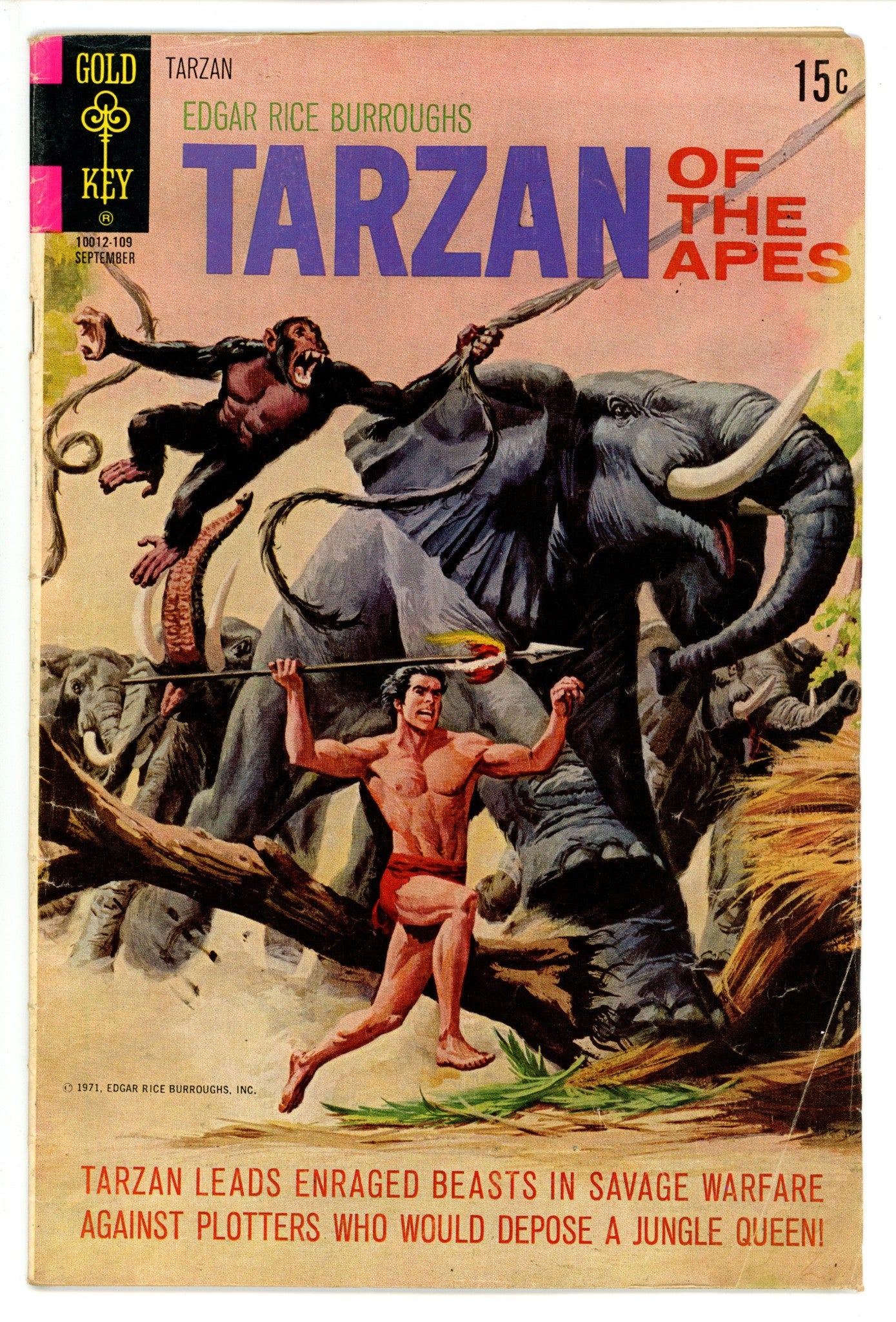 Edgar Rice Burroughs' Tarzan of the Apes 203 VG- (1971)