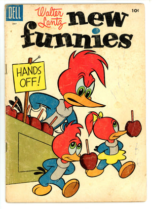 Walter Lantz New Funnies 221 VG- (3.5) (1955) 