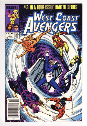 West Coast Avengers Vol 1 3 VF/NM (9.0) (1984) Canadian Price Variant