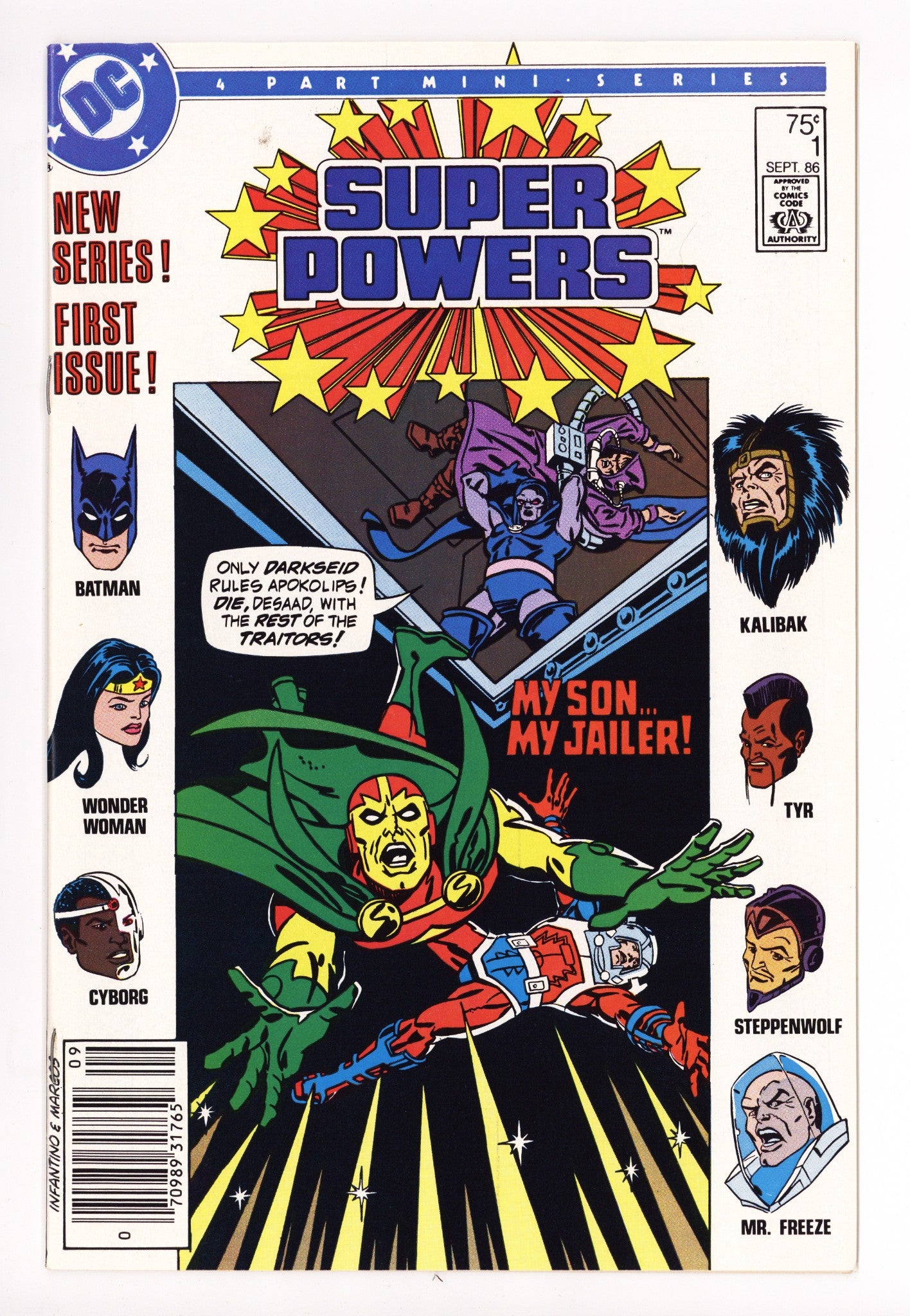 Super Powers Vol 3 1  High Grade   (1986)     Newsstand  