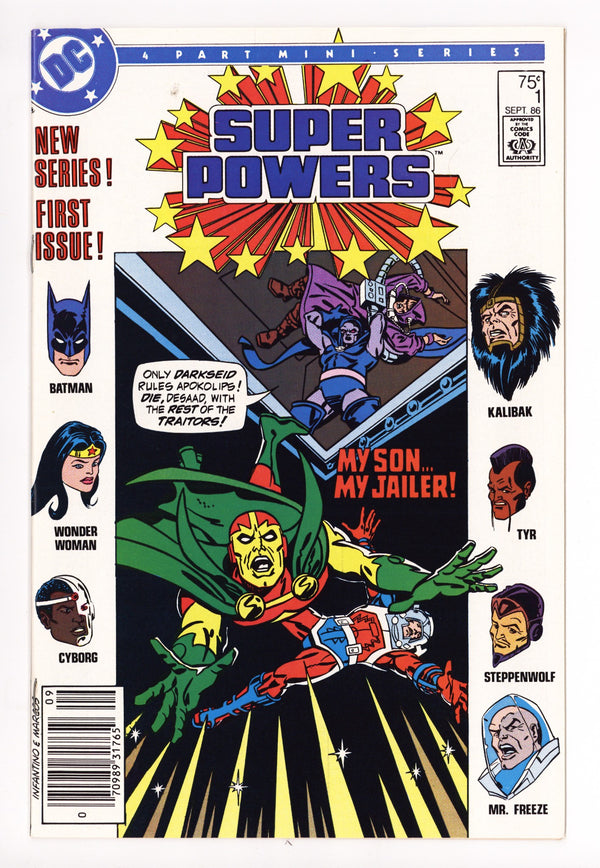 Super Powers Vol 3 1  High Grade   (1986)     Newsstand