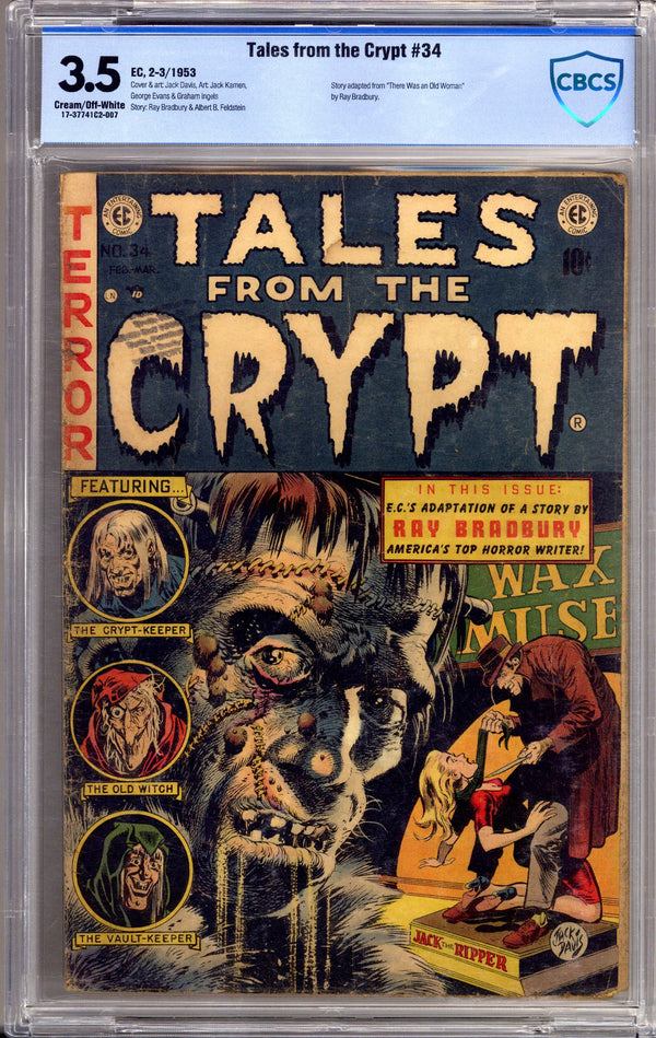 Tales from the Crypt 34 CBCS 3.5 (VG-) (1953)