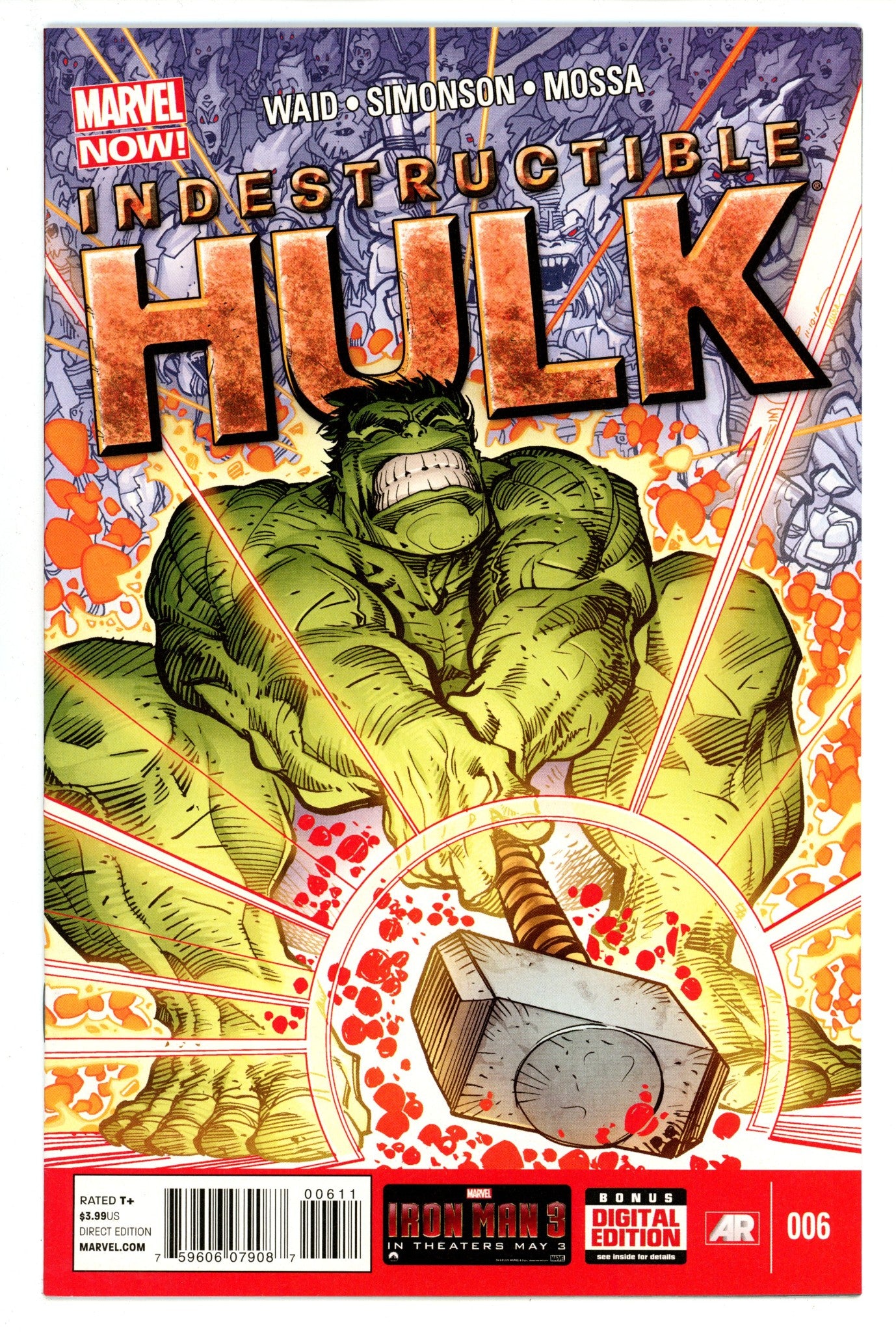 Indestructible Hulk 6 High Grade (2013) 