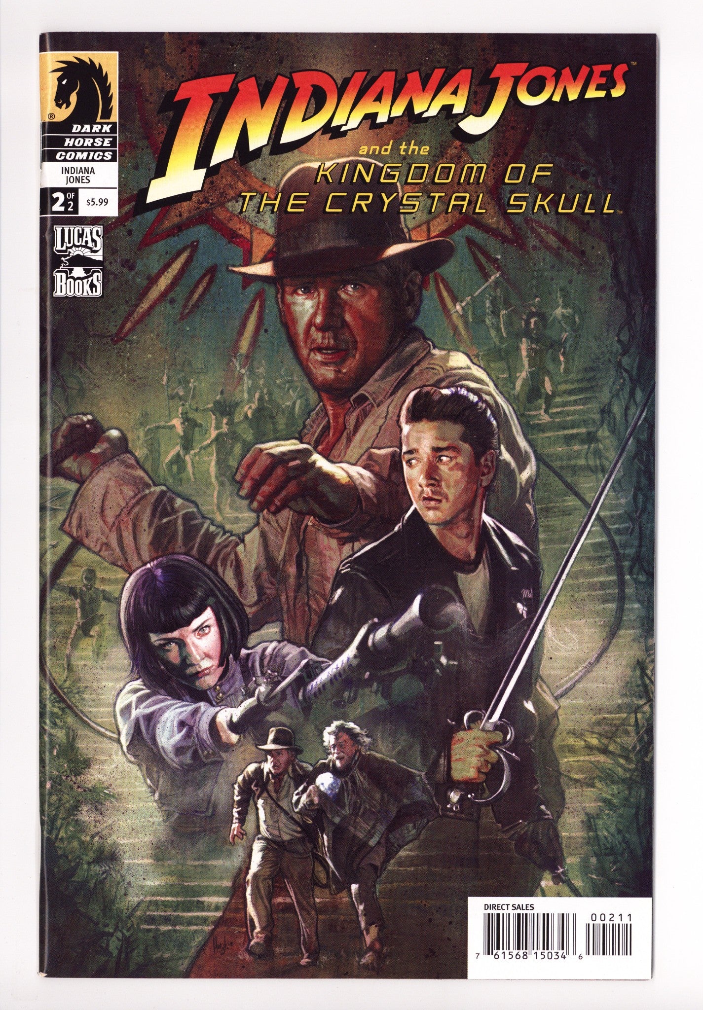 Indiana Jones and the Kingdom of the Crystal Skull 2 VF/NM (9.0) (2008) 