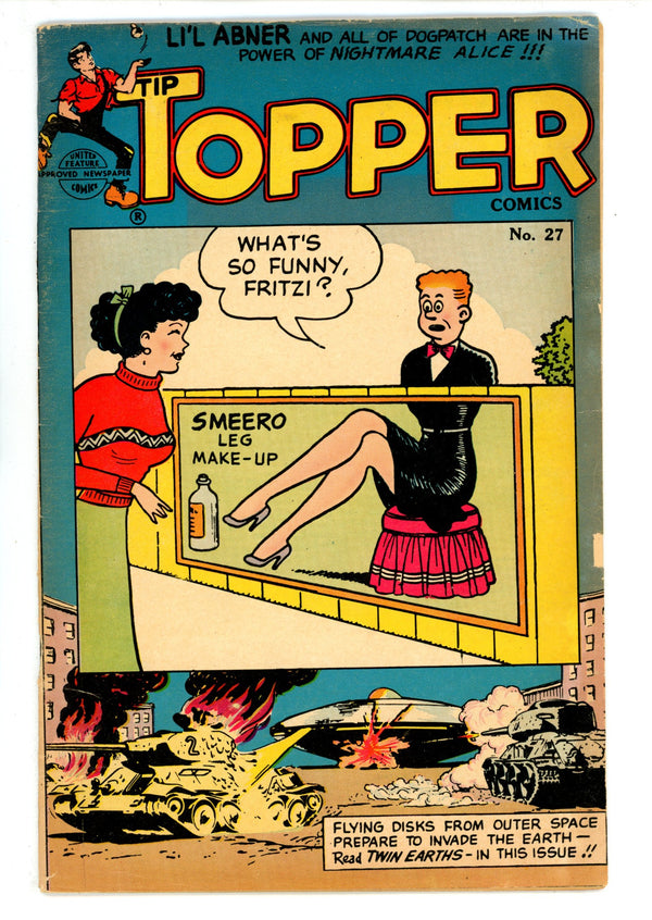 Tip Topper Comics 27 VG/FN (5.0) (1954)