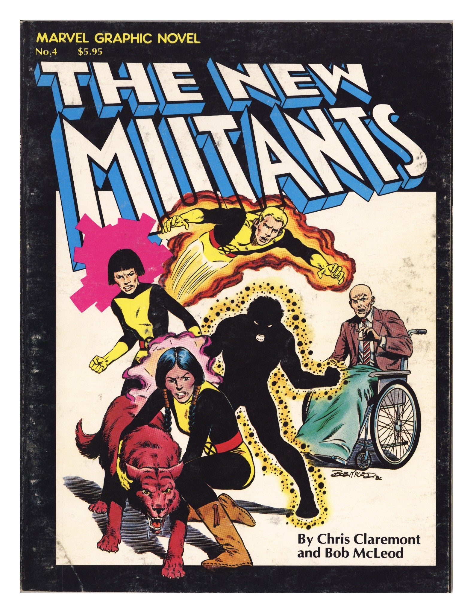 Marvel Graphic Novel 4 VG+ (4.5) New Mutants (1982) Canadian Price Variant 