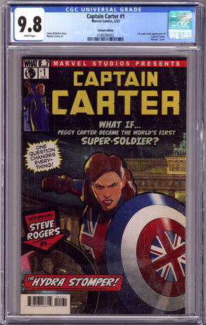 Captain Carter 1 CGC 9.8 (NM/M) (2022) Cresta Animation Incentive Variant