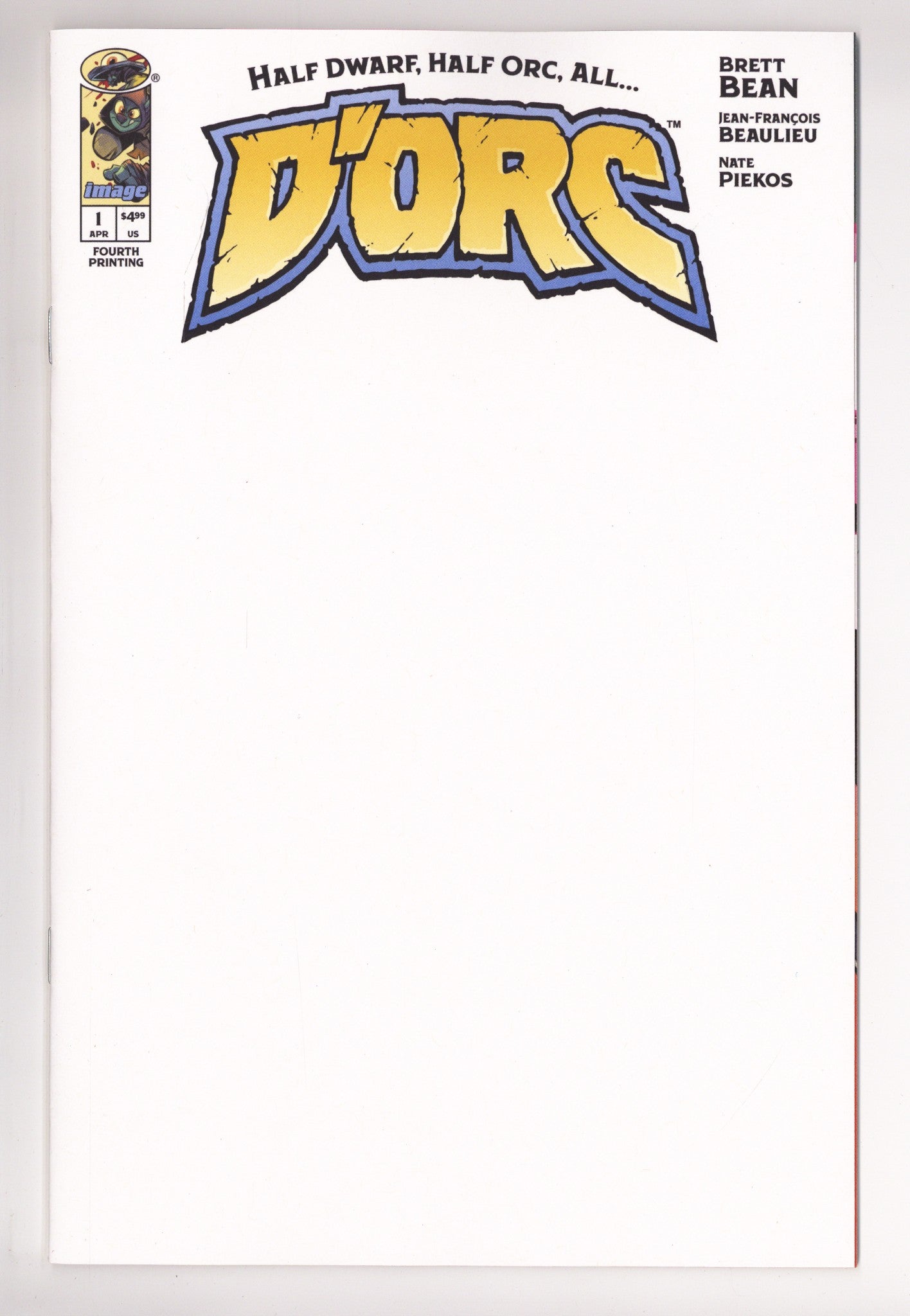 D'Orc 1 4th Print Blank Variant (2026)