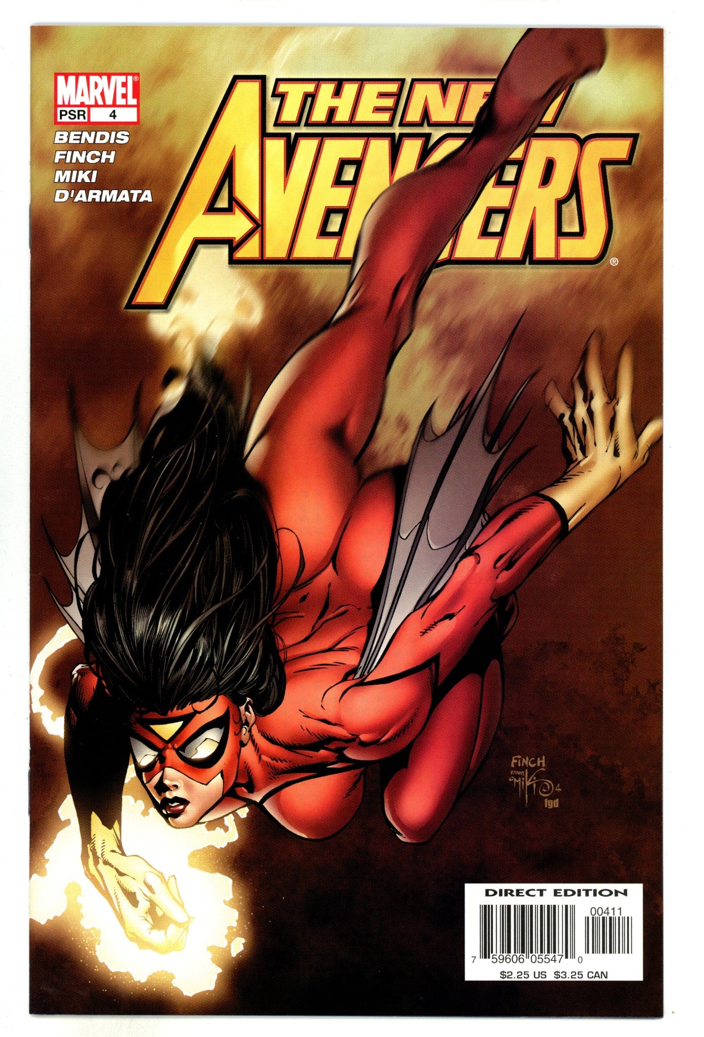 New Avengers Vol 1 4  High Grade  (2005)  