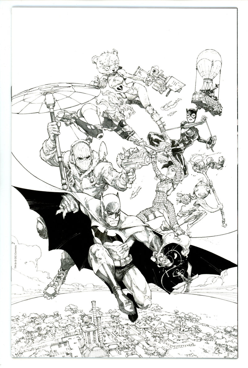 Batman Fortnite: Zero Point Batman Day Special Edition 1 NM+ (9.6) (2021) Rocafort B&W Variant 