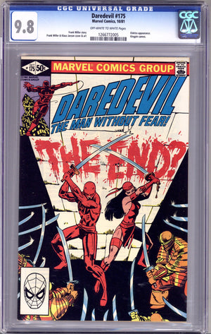 Daredevil Vol 1 175 CGC 9.8 (NM/M) (1981)