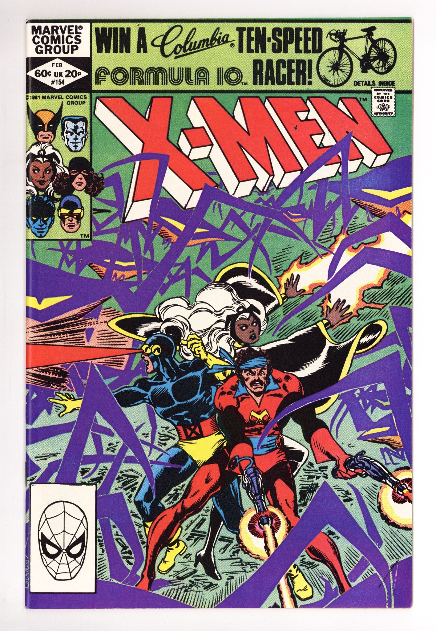 The Uncanny X-Men Vol 1 154 NM- (9.2) (1982) 