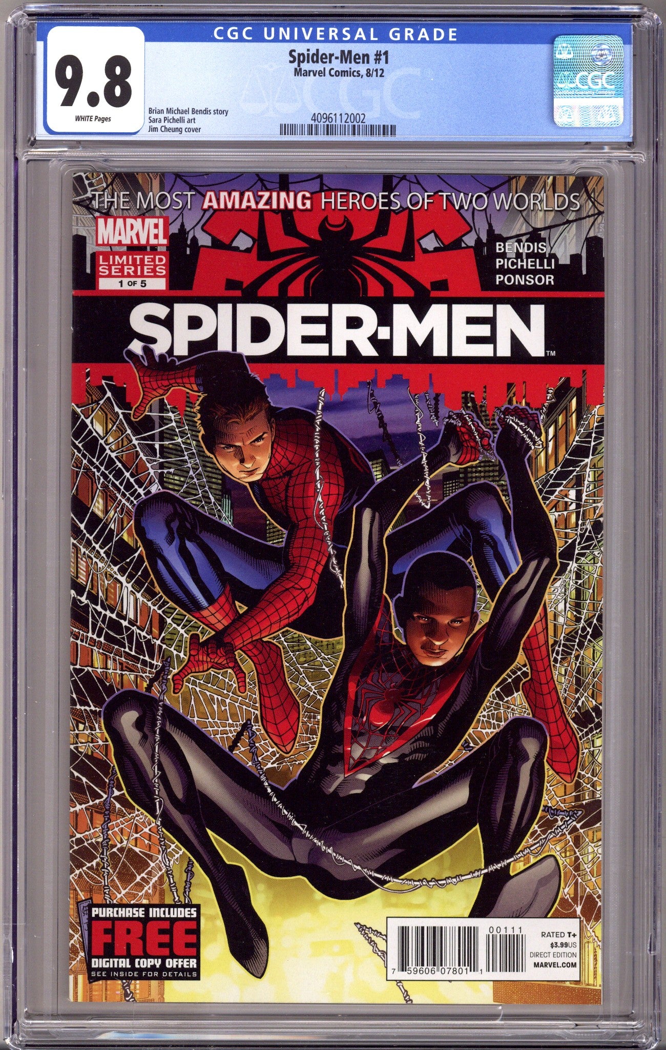 Spider-Men 1 CGC 9.8 (NM/M) (2012) 