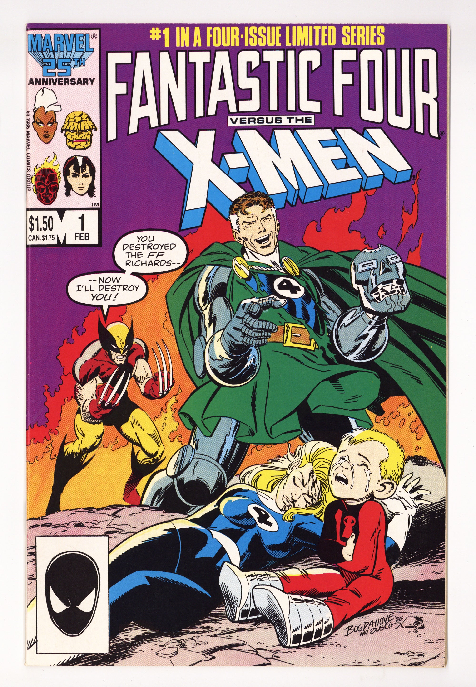 Fantastic Four vs. X-Men 1 High Grade (1987) 