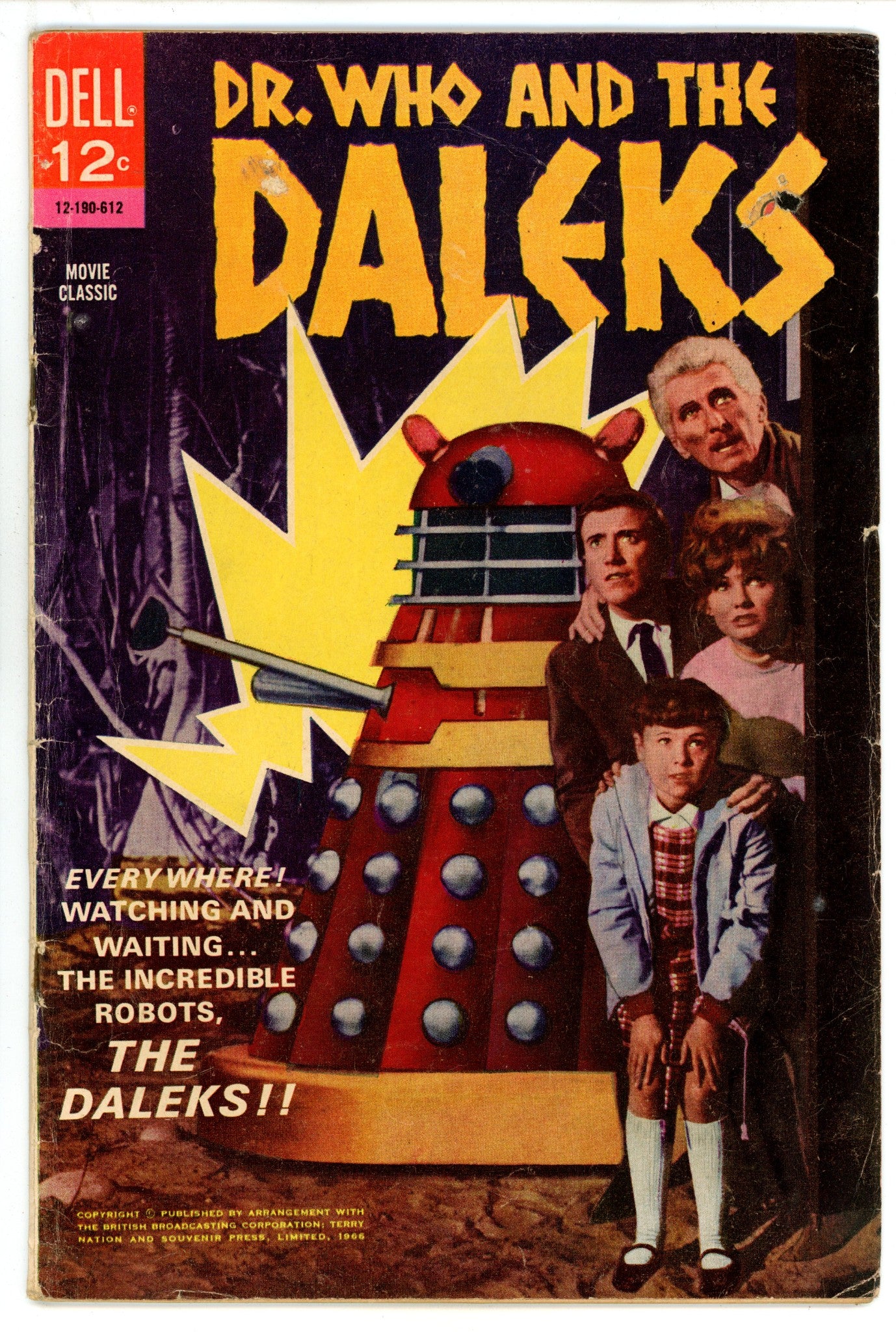 Dr. Who and the Daleks 12-190-612 VG (4.0) (1966) 
