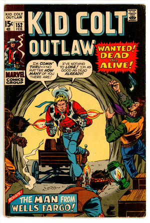 Kid Colt Outlaw 152 VG/FN (5.0) (1971) 